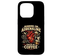 EMS fonctionnant sur l'adrénaline alimentée par Un Amant de café paramédical Coque pour iPhone 15 Pro