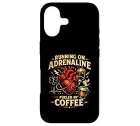 EMS fonctionnant sur l'adrénaline alimentée par Un Amant de café paramédical Coque pour iPhone 17