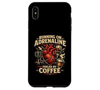EMS fonctionnant sur l'adrénaline alimentée par Un Amant de café paramédical Coque pour iPhone XS Max