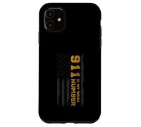 EMS I Police ou Thin Yellow Line for 911 is My Work Number Coque pour iPhone 11