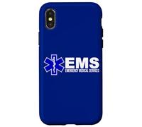 EMS Star of Life Emergency Medical Services Paramédique EMT Coque pour iPhone X/XS