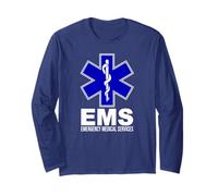 EMS STAR OF LIFE SERVICES MÉDICAUX D'URGENCE EMT Manche Longue