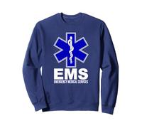EMS STAR OF LIFE SERVICES MÉDICAUX D'URGENCE EMT Sweatshirt