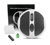 EMS & TENS Medic - Stimulateur de circulation sanguine pour les jambes et les pieds - Appareil de massage électrique des pieds avec 4 électrodes - Stimulateur de circulation sanguine médicale pour