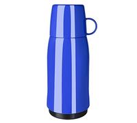 Emsa 502442 ROCKET, Bouteille isotherme avec gobelet, fermeture à vis, 100% hermétique, 500ml, Bleu