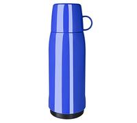 Emsa 502445 ROCKET, Bouteille isotherme avec gobelet, fermeture à vis, 100% hermétique, 750ml, Bleu