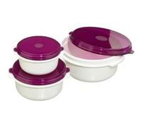 EMSA 508455 MICRO FAMILY MICROSET 3 BOÎTES ALIMENTAIRE MÛRE 0,5 L / 1,0 L / 1,5 L G