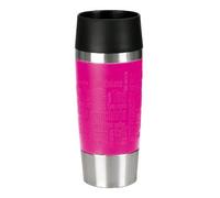 Emsa 513550 Thermos 0,36 Ml Noir, Rose Et Acier Inoxydable Noir
