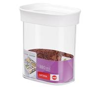 Emsa 513555 Boîte Hermétique Alimentaire Rectangulaire 0,38 L Transparent Et Blanc Transparent