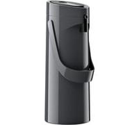 EMSA GmbH 515706 Pichet à pompe Ponza en acier inoxydable 9 l 17 x 16,5 x 39 cm, Acier inoxydable, anthracite, 17 x 16.5 x 39 cm