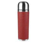 Emsa 515715 SENATOR- Bouteille isotherme avec gobelet, fermeture Safe Loc, Soft Touch, 1L, rouge