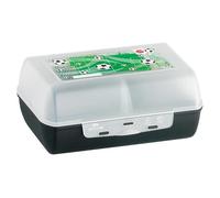 Emsa 516991 Boîte Hermétique Alimentaire Rectangulaire Noir, Blanc Noir