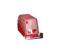 Emsa 517772 Modern Clip & Micro Boîte À Repas Rectangulaire Plastique Rouge 3379 X 145 X 208 Cm 080 L