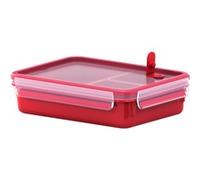 Emsa 517775 boîte hermétique alimentaire 1,2 L Rouge, Transparent 1 pièce(s)