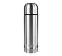 Emsa 618101600 SENATOR- Bouteille isotherme avec gobelet, fermeture Safe Loc, 1L, Acier inoxydable