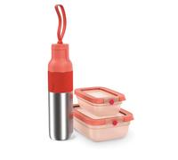 EMSA beYou Travel Set Bouteille et Boites Alimentaires Orange