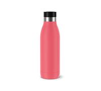 Emsa Bludrop gourde 0,5 L Corail, Durable, Acier inoxydable, Hermétique, Revêtement esthétique, Texture poudrée, Facile à utiliser, Boissons chaudes et froides, Compatible lave-vaisselle N3110400