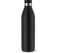 Emsa Bludrop N3112100 Bouteille Isotherme, , En Acier Inoxydable, Durable, Revêtement En Poudre, Bord À 360°, 20 H Chaud/40 H Froid, 1 Litre, Anti-Fuite, Bleu Pétrole