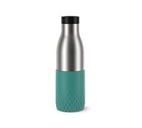 EMSA BLUDROP SLEEVE Gourde, bouteille d'eau, gourde, acier inoxydable, vert, 0.5 L
