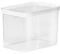 emsa Boîte de conservation à sec OPTIMA rectangulaire 4,4 litres transparent/blanc