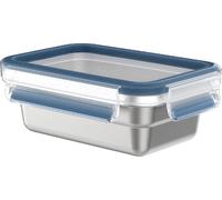 emsa boîte de conservation CLIP & CLOSE STEEL 0,5 litre bleu