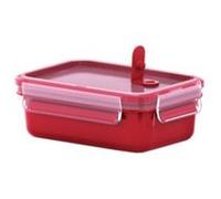 emsa Boîte pour micro-ondes CLIP & MICRO, 1,2 L, rouge Rouge G