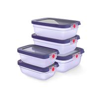EMSA Boîtes alimentaires oneClick Set Violet - 5 pièces