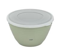 Emsa K32527 Prep&Bake Bol mélangeur en plastique 2,75 l | avec couvercle de conservation pour le stockage au réfrigérateur | fond antidérapant | parfaite stabilité lors du mélange | passe au