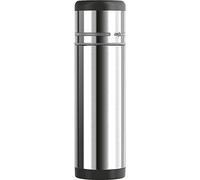 Emsa 509237 MOBILITY- Bouteille isotherme avec gobelet, fermeture Safe Loc, 500 ml, Acier inoxydable/anthracite noir
