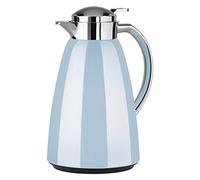 Emsa Campo F41304 Pichet isotherme, capacité 1 l, fermeture Quick Tip, 100% étanche, chaud pendant 12 h, froid 24 h, acier inoxydable de qualité supérieure, nettoyage facile, bleu pastel