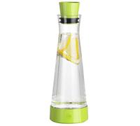 Emsa Carafe, Station de Refroidissement, Fermeture Automatique, 1 Litre, Vert, Flow Slim Friends, 515478