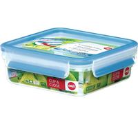 Emsa Clip & Close Frischhaltedose, 0.85 L, Brotdose, Frischhaltebox, Brotbox, 508536