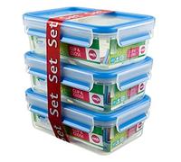 Emsa Boîte alimentaire Clip & Close 508558 – Hermétique, compatible lave-vaisselle – Lot de 3 x 1 L