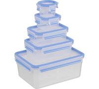 EMSA CLIP & CLOSE - Set de boîtes de conservation - 5.65 L - rectangulaire - transparent