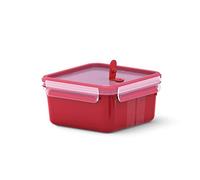 Emsa Clip&Micro Boîte alimentaire 1,3 L, Conservation parfaite, Joint fraicheur, 100% étanche, Compatible micro-ondes, Sans odeur, Sans BPA, Fabriquée en Allemagne, Garantie 30 ans N1060400