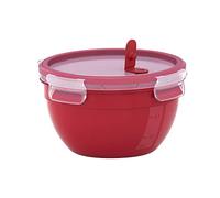 Emsa CLIP & MICRO Rond Boîte 1,1 L Rouge, Transparent 1 pièce(s)