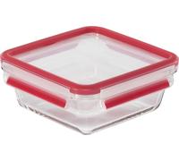 Emsa ClipClose Glass boîte de conservation 0,8 L rouge