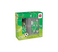 EMSA Coffret cadeau 2 pièces. Boîte à lunch et gourde SOCCER Noir marron