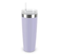Emsa Cool³, Mug de voyage 0,5 L, Mug en acier inoxydable avec paille, Couvercle à 3 positions, Performances isothermes incroyables, Étanche, N2016000
