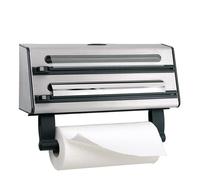 EMSA Coupe-Film 504180 Noir et Acier Inoxydable, Largeur 41cm, Coupe Bidirectionnelle Sécurisée pour Aluminium, Film Alimentaire et Papier Sulfurisé