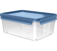 Emsa Frischhaltedose Clip & Close Eco, PP-Kunststoff, TPE, Blau, Transparent, 3.7 L, N11716