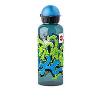 Emsa Gourde, Pour Enfants, 600 ml, Bouchon de Sécurité, Teens Graffito, Tritan, 518129