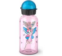 Emsa N30515 Kids Tritan Gourde pour enfants | Capacité : 0,4 l | 100% sûre, pratique, hygiénique, étanche et sans danger | Bouchon astucieux | Design : fée