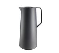 Emsa Motiva Pichet Isotherme 1 L, Bouchon à vis, Fermeture Quick Press, Pichet à rétention de Chaleur, Boissons Chaudes 12h, Boissons Froides 24h, Ampoule Verre, Fabriqué en Allemagne, Gris N4170100