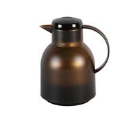 EMSA Isolierkanne Samba Quick Press 1l dunkelbraun transluzent