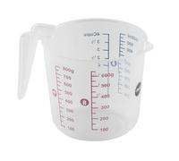 Emsa K32261 Prep&Bake Verre doseur en plastique 1 l | Double graduation | Pour ingrédients solides et liquides | Lèvre verseur intégrée pour un versement précis et propre | Passe au lave-vaisselle |