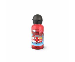 EMSA Kids Tritan Bouteille d'eau pompier Bouteille d'eau enfants plastique 0.4 L