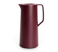 Emsa Motiva Pichet isotherme 1 L, Bouchon vis, Fermeture Quick Press, Pichet à rétention de chaleur, Boissons chaudes 12h, Boissons froides 24h, Ampoule verre, Fabriqué en Allemagne, Bordeaux N4170200