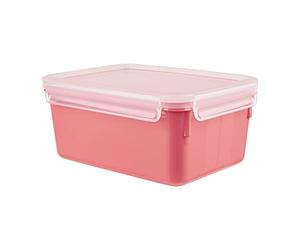 Emsa N10129 Clip & Close Color Edition Boîte de Conservation | 2,2 l | 100% étanche/hygiénique | sans BPA | Passe au Lave-Vaisselle, au Micro-Ondes et au congélateur | Corail