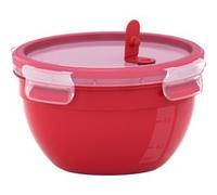 Emsa N10605 Rond Boîte 1,1 L Rouge, Transparent 1 pièce(s)
